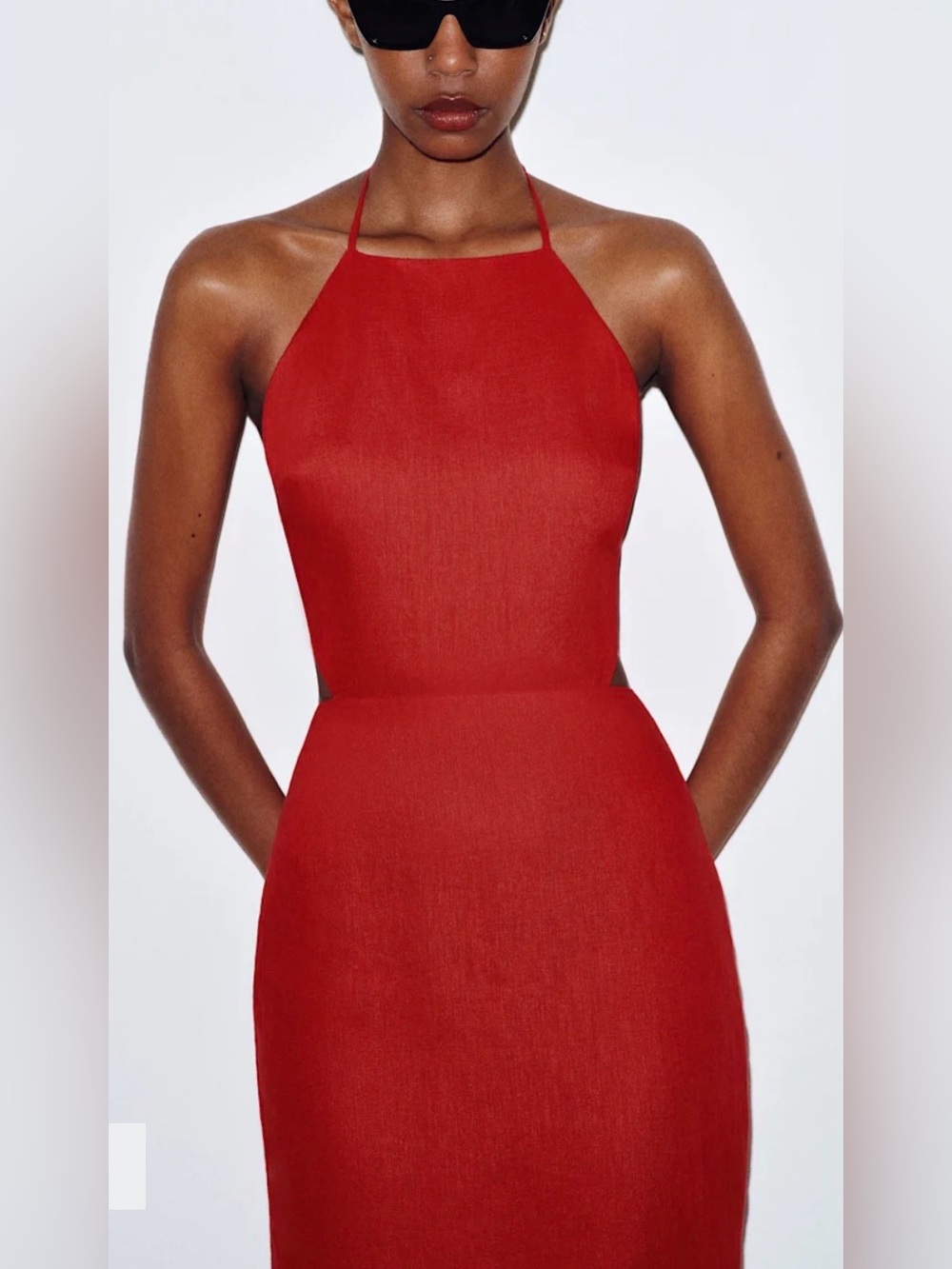 Reformation Trista Linen Dress Size 8